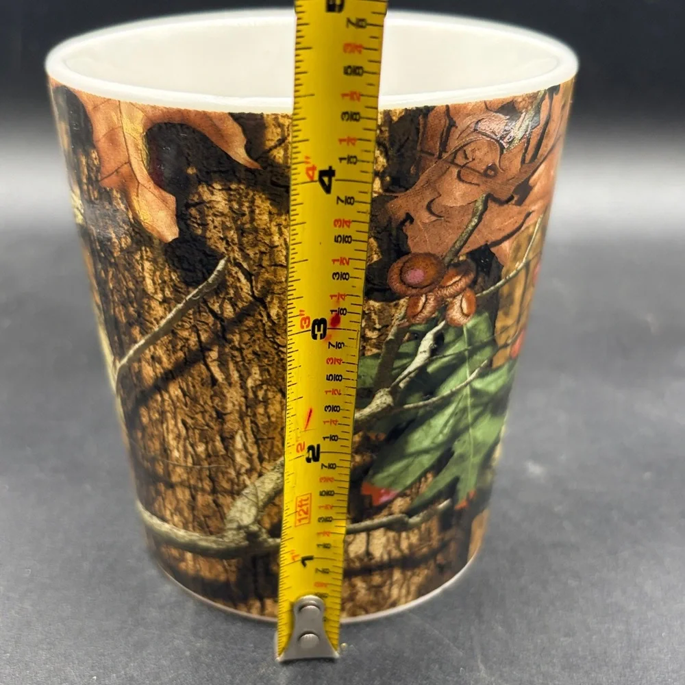 MOSSY OAK CAMO 16OZ ENAMEL COFFEE MUG